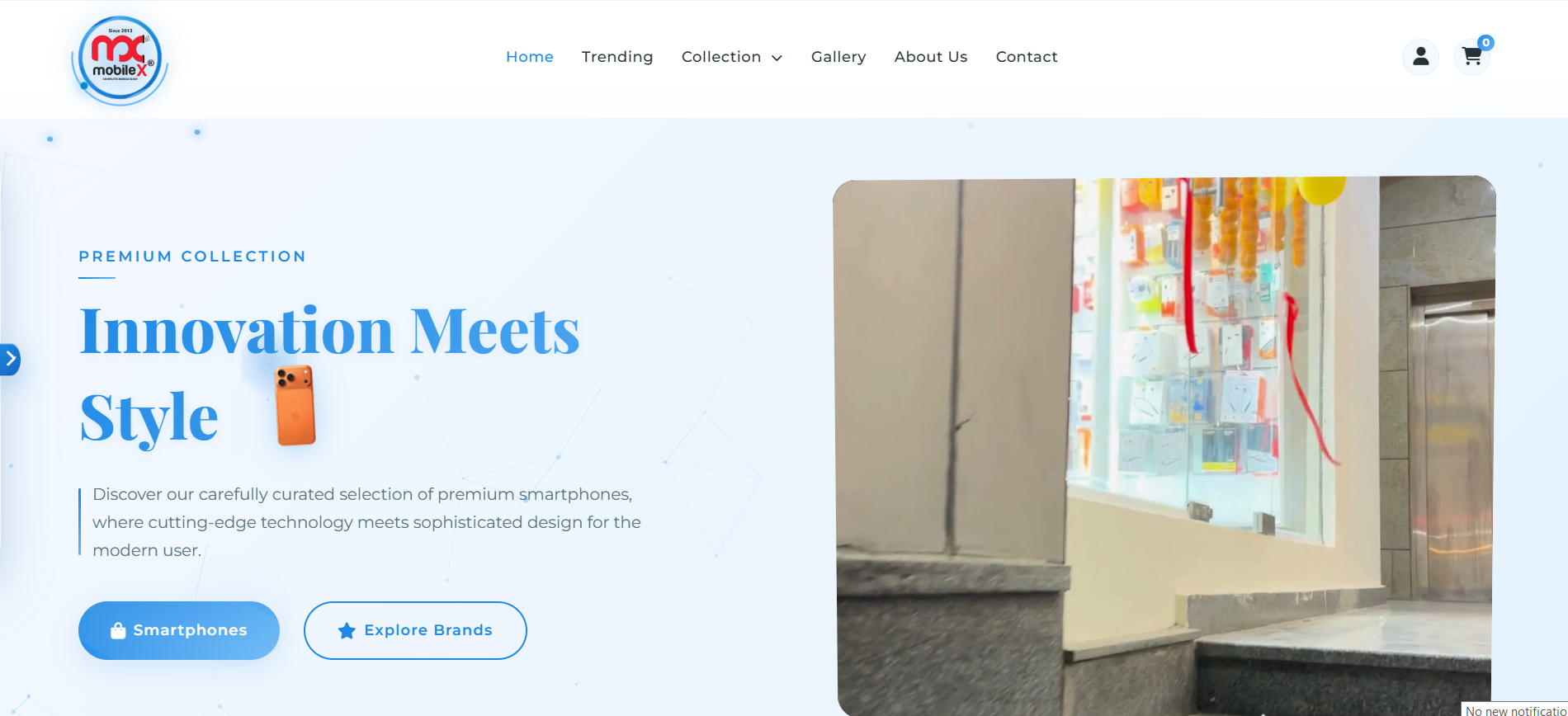 Mobile X - Full Stack E-commerce Mobile Store